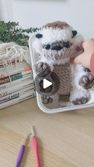 Appa Crochet, Avatar Crochet, Crochet Nerd, Creepy Creatures, Avatar The Last Airbender Art, Crochet Inspo, Cute Kawaii, Avatar The Last Airbender, The Last Airbender