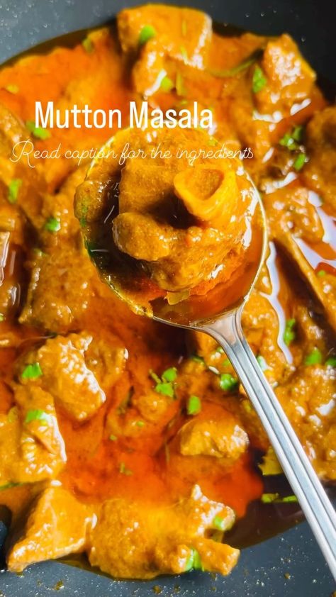 Mutton Gravy In Pakistani Style Recipe https://resepmamiku.com/en/mutton-gravy-in-pakistani-style-bon_appetit_by_nadia Mutton Masala, Mutton Gravy, Spicy Gravy, Whole Spices, Ginger Garlic Paste, Pakistani Style, Naan Bread, Red Chili Powder, Steamed Rice