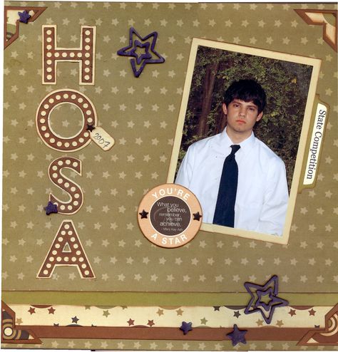 HOSA - Scrapbook.com Scrapbook Layouts, The Way, Layout, Frame, Home Decor, Scrapbooking Layouts, Home Décor