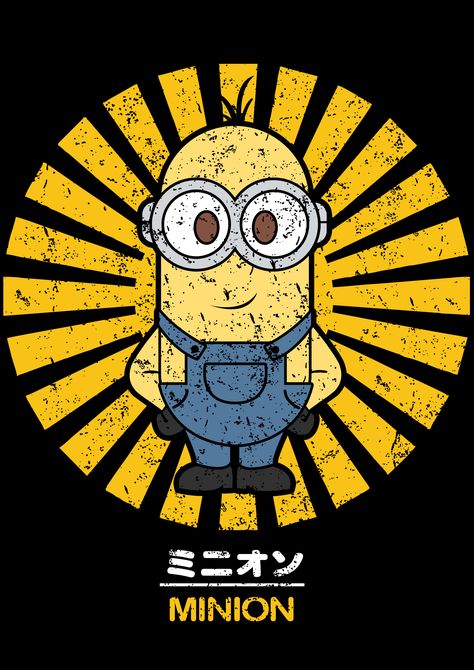 Wear this Minions Kevin Retro Vintage t-shirt as part of a costume or casual clothing. Minions Merchandise, Minion T Shirt, Tshirt Prints, Cartoons Characters, Cartoon Graphics, Funny Cartoon Characters, Casual Clothing, Funny Cartoons, Kids Magnets