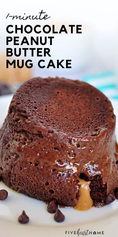 Reese’s Mug Cake, Peanut Butter Mug Brownie, 30 Minute Desserts Easy Recipes, Quick Desserts For Two, Dessert For One Easy, Peanut Butter Desserts Easy Simple, Quick Microwave Snacks, Chocolate And Peanut Butter Cake, Quick And Easy Desserts For One