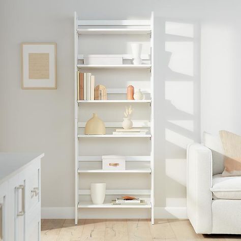 White Solid Wood Stackable Folding Bookshelf Bookshelf For Shoes, Short White Bookshelf, White Small Bookshelf, Bookshelf Small Space, Folding Bookshelf, White Narrow Bookshelf, Ladder Bookcase Target, Tall White Bookcase, Open Bookshelf