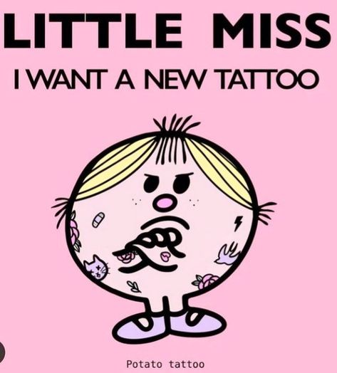 Miss Tattoo, Potato Tattoo, Mr Funny, Rabbit Wallpaper, Mother Daughter Tattoos, Mr Men, Girly Tattoos, Custom Tattoo Design, Family Tattoos