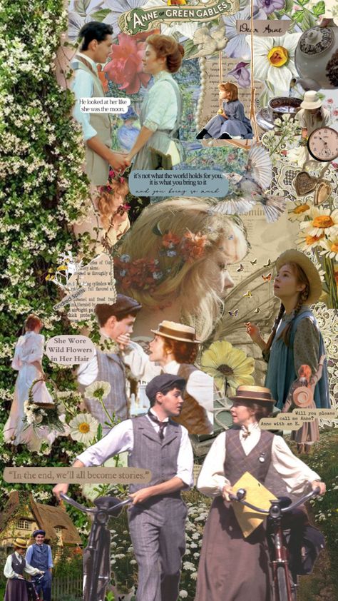 Anne of green Gables Cottagecore Ideas, Lm Montgomery, Anne Movie, Gilbert And Anne, Orphan Girl, Fairy Wallpaper, Anne Shirley, Cottage Core Aesthetic, Kindred Spirits