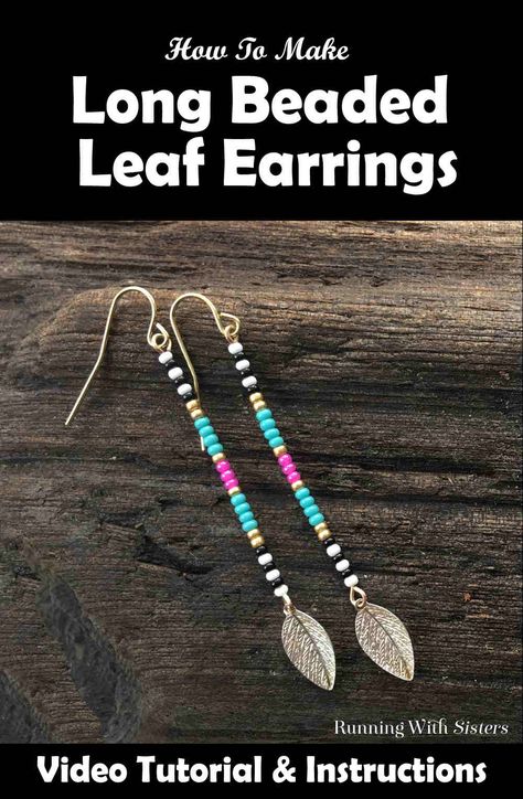 Seed Bead Tutorials, Seed Bead Pattern, Beaded Earrings Tutorials, Beaded Earrings Diy, Beaded Leaf, Earrings Diy, Seed Bead Tutorial, Beaded Earrings Patterns, Bead Pattern