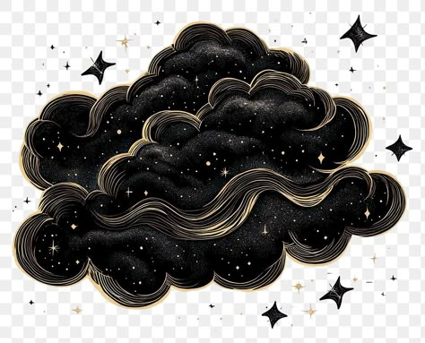 Witchy Png Icons, Vintage Star Drawing, Notion Icons Transparent, Gold Stars Aesthetic, Celestial Scrapbook, Cloud Illustration Design, Canva Backgrounds Aesthetic, Dark Celestial Aesthetic, Aesthetic Pngs For Edits