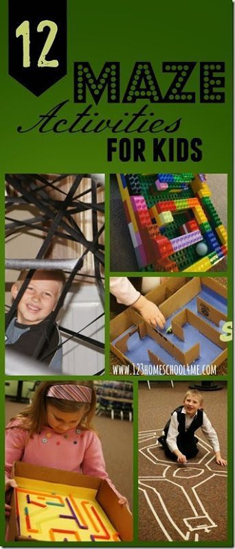 STEM - 12 Maze Activities for Kids (Preschool, Kindergarten, 1st-4th grade) What a fun way for kids to create these unique mazes, problems solve, and learn through play! Maze Activities For Kids, Diy Maze, Activities For Kids Preschool, Maze Activities, Maze Activity, Jesus In The Temple, Preschool Stem, Learn Through Play, Stem Lesson