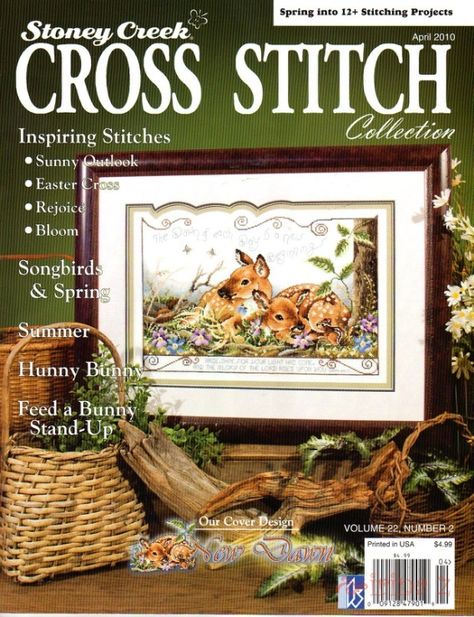 Gallery.ru / Фото #1 - Stoney Creek Cross Stitch Collection Magazine 2010-v22-02 - tymannost Christian Cross Stitch, Cross Stitch Magazines, Stitch Collection, Cross Stitch Collection, Just Cross Stitch, Cross Stitch Supplies, Stoney Creek, Bee On Flower, Easter Projects