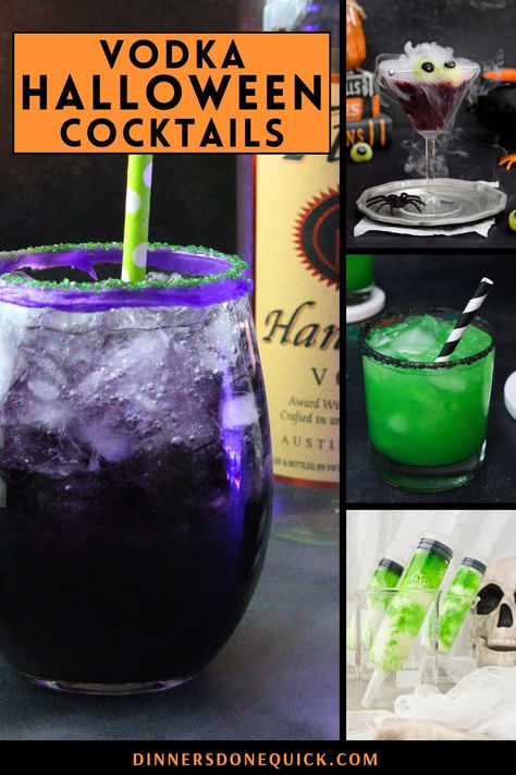 Get ready for the ultimate Halloween bash with these spooky vodka cocktails! From the vibrant Green Ghostbusters Cocktail to the dark and mysterious Black Martini, these recipes will bring a hauntingly good time to your party. Whether you're a fan of fun jello shots like Ectoplasm Syringe Vodka Jello Shots or sipping on a Drunk Ghost Cocktail, these eerie drinks are perfect for your next Halloween party. 👻🍸 #VodkaCocktails #HalloweenDrinks #SpookyCocktails #HalloweenPartyIdeas #CocktailRecipes Diy Halloween Party Drinks, Alcoholic Halloween Drink, Spooky Vodka Drinks, Spooky Drinks Alcohol Vodka, Bring A Drink Party, Halloween Martini Recipes Vodka, Halloween Vodka Drinks Easy, Halloween Party Shots Alcohol, Halloween Alcoholic Drinks Vodka