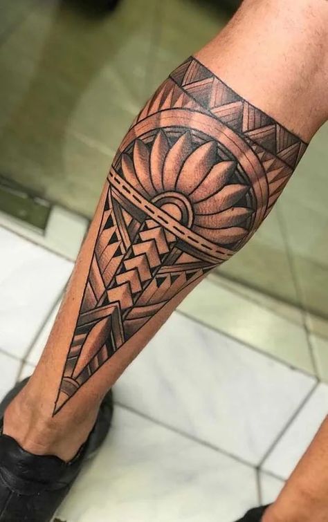 Leg Tattoos For Men - Body Artifact Tattoo Pierna Hombre, Tato Irezumi, Polynesian Leg Tattoo, Tattoo Calf, Leg Band Tattoos, Calf Tattoo Men, Tato Maori, Best Leg Tattoos, Polynesian Tattoo Designs