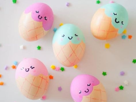 Galaxy Easter Eggs, Cool Easter Eggs, Diy – Velikonoce, Easter Eggs Decoration, Easter Egg Decorating Ideas, Eggs Decoration, Easter Eggs Kids, Easter Egg Ideas, Egg Decorating Ideas