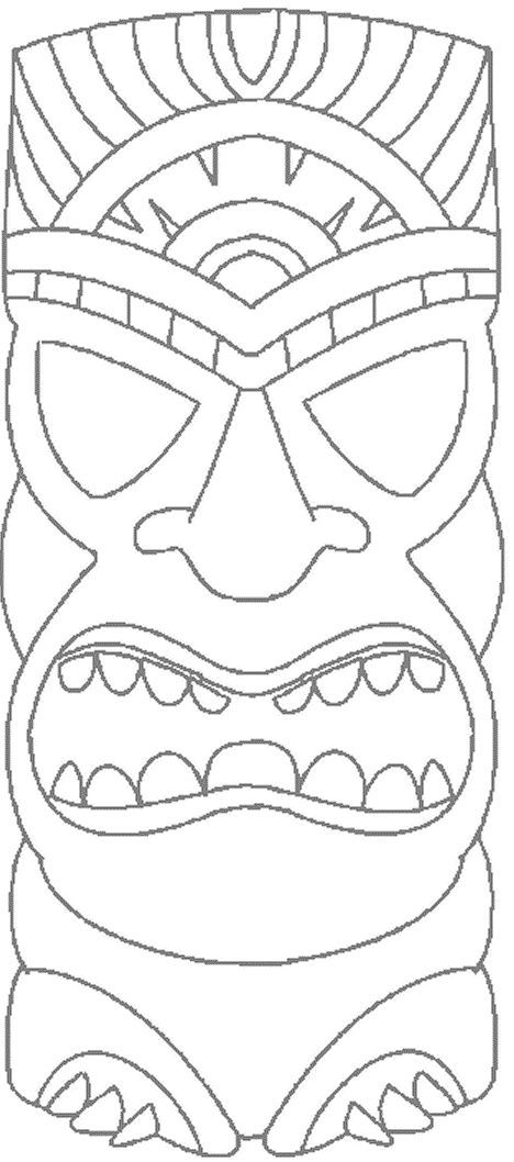 Diy Totem Pole, Tiki Coloring Pages, Diy Tiki Decorations, Tiki Faces, Tiki Man, Tiki Head, Luau Party Decorations, Tiki Statues, Hawaiian Party Decorations