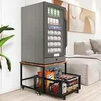 Carriage House Kitchen, Refrigerator Stand, Fridge Stand, Professional Office Furniture, Mini Fridge Stand, Golf Room, Appliance Storage, Compact Fridge, Kitchen Appliance Storage