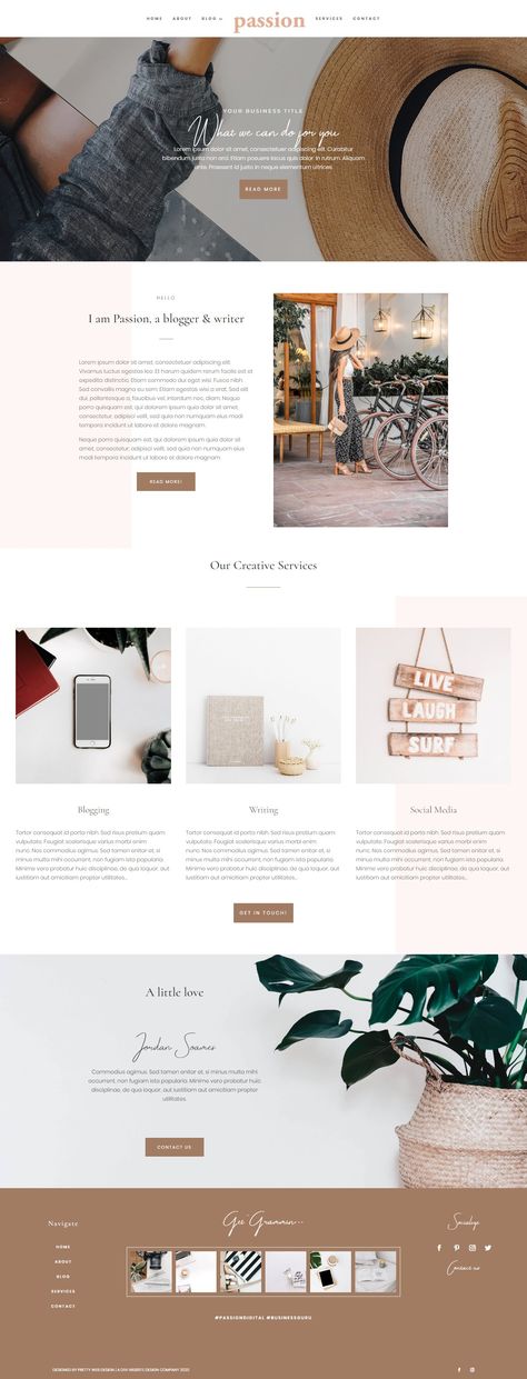 Coaching Websites, Pretty Web Design, Desain Ux, Beautiful Website Design, Feminine Wordpress Theme, Divi Theme, Squarespace Design, Photography Themes, Theme Template