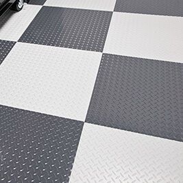 garage flooring samples - GarageFlooringLLC.com Parking Area Tiles Design, Parking Tiles Design Indian Latest, Garage Floor Tiles Design, Parking Flooring Pattern, Parking Tiles Design Indian, Tiles Hall, Lobby Tiles, Parking Flooring, Parking Tiles Design