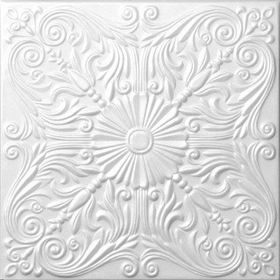 AmazonSmile: Foam Decorative Ceiling Tile - Astana 50cm x 50cm (~20"x20"): Home Improvement Silver Ceiling Tiles, Plastic Ceiling Tiles, Styrofoam Ceiling, Styrofoam Ceiling Tiles, Covering Popcorn Ceiling, Pvc Ceiling Tiles, Plastic Ceiling, Faux Tin Ceiling, Faux Tin Ceiling Tiles