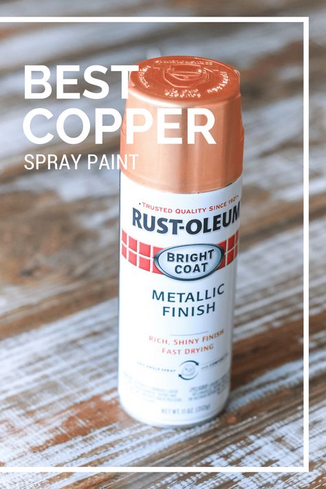 Best Copper Spray Paint, Spray Paint Cabinets, Bolton House, Outside Lanterns, Copper Spray Paint, Copper Paint, Copper Diy, Color Spray, Diy Stuff