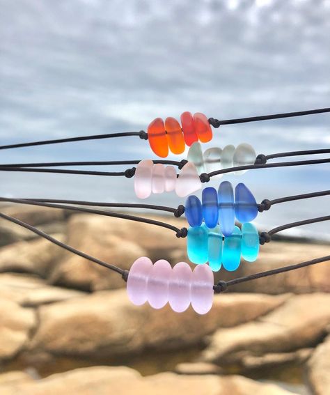 Sea Glass Jewelry Diy, Beach Glass Jewelry, Beach Glass Crafts, Beach Glass Necklace, Sea Glass Bracelet, Beachglass Jewelry, Sea Glass Crafts, Seashell Jewelry, Sea Glass Earrings