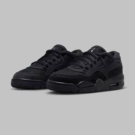 Air Jordan 4 RM "Black Cat" FQ7939-004 | Nice Kicks Rm Black, Shoe Outfits, Air Jordan 9, Jordan 10, Jordan 8, Nike Pegasus, Dunks Nike, Cat Air, Jordan 2