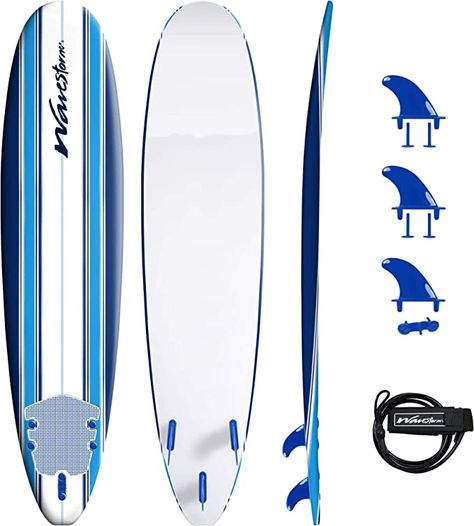 Longboard Surfboard, Best Surfboards, Surfing Tips, Soft Graphic, Foam Core, Soft Tops, My Ride, Water Sports, Surfboard