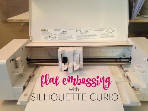 Silhouette Curio Tutorial: How to Flat Emboss with the BEST Results (Video) Silhouette Curio Projects, Keyboard Hacks, Vinyl Projects Silhouette, Silhouette School Blog, Heart Silhouette, Silhouette Cameo Crafts, Silhouette Cameo 4, Cameo Crafts, Personal Planners