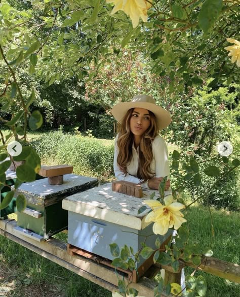 Bee Keeping Aesthetic, Happy International Womens Day, Architecture Career, Negin Mirsalehi, Mushroom Cultivation, Farm Plans, Bee Farm, Farm Lifestyle, Bee Keeper