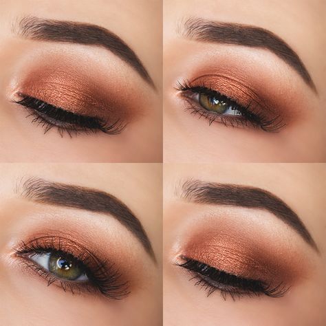 Autumn Eyes ft. Morphe 35O. Auburn Eyes, Autumn Eyes, Morphe 350, Morphe 35o, Autumn Makeup, Gel Pedicure, Gold Eye Makeup, Autumn Tones, Fall Makeup Looks