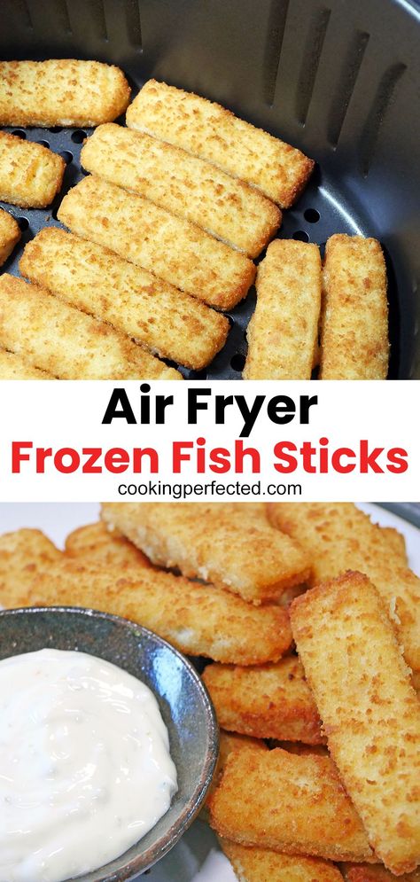 How To Air Fry Fish, Frozen Fish Sticks In Air Fryer, Cooking Frozen Fish, Fish Sticks In Air Fryer, Air Fryer Fish Sticks, Frozen Fish Recipes, Instapot Ideas, Air Fried Fish, Air Fryer Fish Recipes