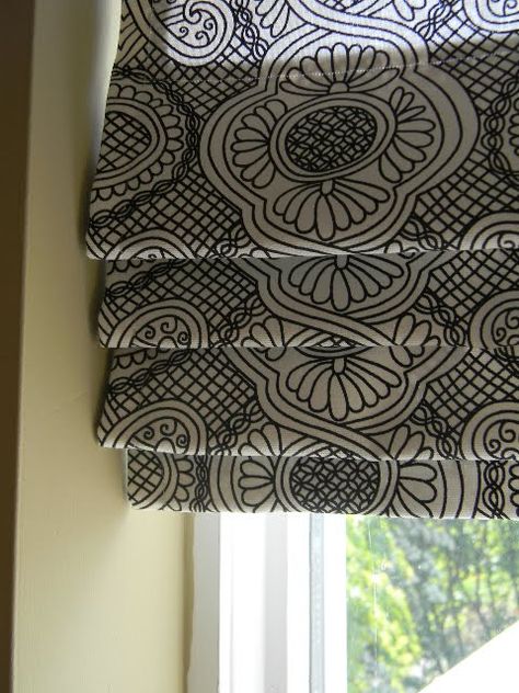 House of Fifty Blog: DIY Faux Roman Blinds! Faux Roman Blinds, Diy Faux Roman Shades, Window Dressing Ideas, Kitchen Window Dressing, Window Coverings Diy, Kitchen Window Coverings, Faux Roman Shade Valance, Diy Roman Shades, Balloon Curtains