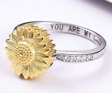 Ashes Ring, Cremation Ring, Beautiful Anklet, Urn Jewelry, Sunflower Necklace, Mama Gifts, Cremation Jewelry, Gifts For My Sister, Gorgeous Jewelry