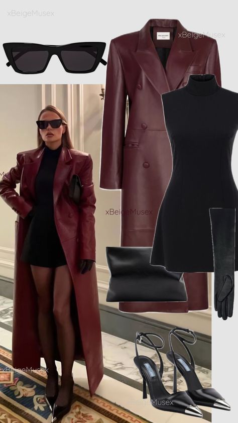 Click on the image to access the products! Xx
.
.
.
.
.
#Burgundy #leatherjacket #2024fallfashion #burgundycombinationdetails #fallnails #wine #lipstick #gloss #highheels #sunglasses #gold #silver #jewelry #trends #Fallfashion #2024 #outfits, #FashionTrends2024 #ElegantFashion #ChicStyle #MarsalaFashion #FallOutfits #Style  #Styletips #Parfume Burgundy Coat Outfit, Burgundy Coat, Wine Lipstick, Winter Coat Outfits, Gold Silver Jewelry, Burgundy Outfit, Burgundy Fashion, 2024 Outfits, Coat Trends