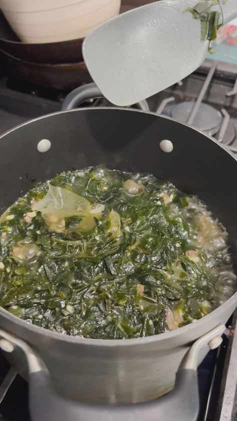 Korean Seaweed Soup (Miyeok Guk) - Chef Chris Cho Miyeok Guk, Korean Seaweed Soup, Yangnyeom Chicken, Korean Rice Cake Soup, Hangover Soup, Chef Chris Cho, Chris Cho, Seaweed Soup, Braised Pork Ribs