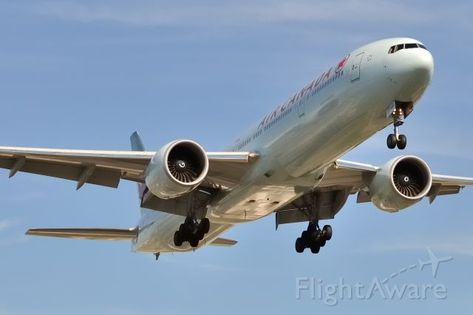 Air Canada B77W (C-FNNU) 777 300er, Air Canada, Boeing 777, Passenger, Aircraft, Vehicles