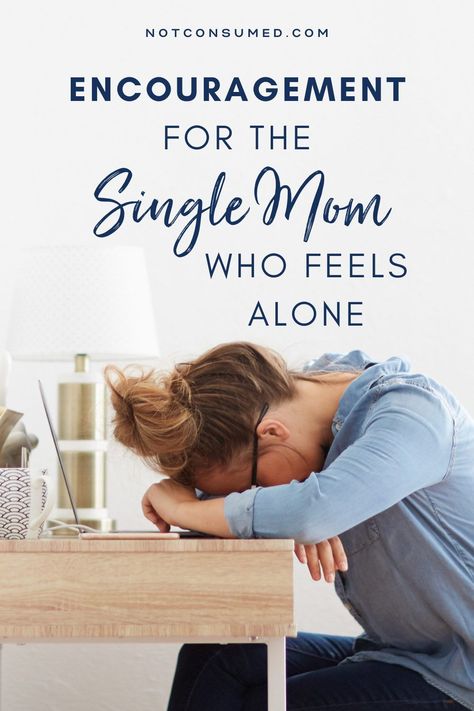 Learn to identify the lies of loneliness to single moms! Discover what God's Word says about His presence and faithfulness to provide your needs! This post will encourage your heart in the Lord! Encouragement For Single Moms, Prayers For Single Moms, Biblical Motherhood, Mom Devotional, Single Mom Inspiration, Words Of Support, Single Mama, Mom Prayers, Mom Encouragement