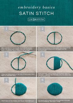 Beginniner Embroidery, Hand Embroidery Basics, Embroidery Stitch How To, How To Embroider A Towel By Hand, Hand Embroidery Practice, Embroidery Fill In Stitches, Embroidery Stitch For Filling, Embroidery Basics Stitches, How To Fill In Embroidery Stitches