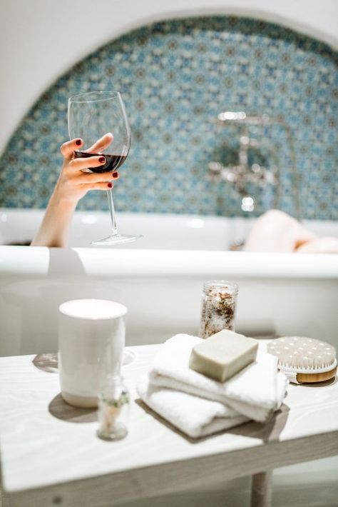 Evening Rituals, Bath Photography, A Glass Of Wine, Relaxing Bath, Glass Of Wine, Home Spa, Bubble Bath, Laura Lee, Bath Time