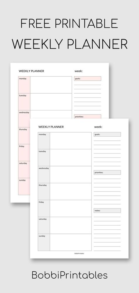 Free Simple Weekly Planner Printable #free #printable #weeklyplanner #planner #printables #weekly Daily Check Off List Free Printable, Weekly Planering Printable Free, Free Weekly Printable Planner, Work Planner Printable Free, Free Printable Weekly Schedule Templates, College Weekly Planner, Week Calendar Printable, Homeschool Weekly Planner, Free Printable Weekly Planner Template