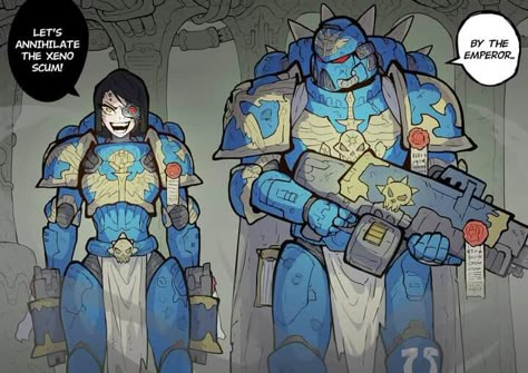 40k Sisters Of Battle, Warhammer 40k Memes, Warhammer 40k Art, Warhammer Art, Warhammer 40k Artwork, Warhammer Fantasy, Warhammer 40000, 영감을 주는 캐릭터, Space Marine