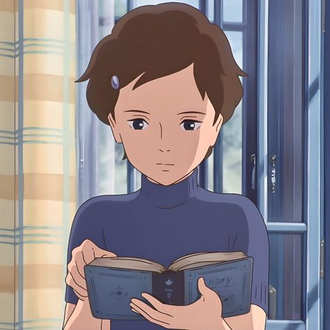 When Marnie Was There Icon, When Marnie Was There Anna, Anna When Marnie Was There, Exercise Art, Marnie Was There, Pfps Aesthetic, When Marnie Was There, Personajes Studio Ghibli, Studio Ghibli Characters