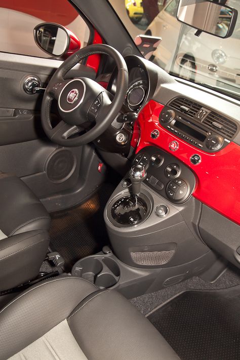 Fiat 500 Automatic, Fiat 500 Interior, Fiat 500 Cabrio, Car Decorating, Fiat 500 Sport, My New Car, Abarth 595, New Fiat, Car Deco