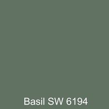 Basil Sherwin Williams, Sherwin Williams Basil, Green Wall Color, Moore House, Magnolia Farms, House Wall, Cabinet Colors, Paint Colors For Home, Green Wall