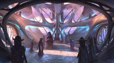 The Dark Crystal: Age of Resistance - Concept Art — Jon McCoy Art - Concept Art for Film and Games Throne Room Concept Art, Room Concept Art, Amazing Digital Art, Room Concept, Edge Of Tomorrow, Key Art, Dark Crystal, Crystal Aesthetic, Throne Room