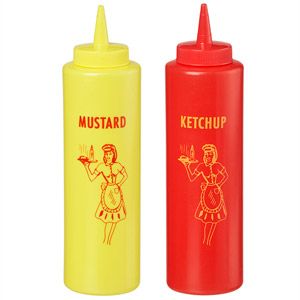 Country Birthday Party, Ketchup And Mustard, Diner Table, 50s Diner, Tacos Al Pastor, Country Birthday, Picnic Theme, Retro Diner, Squeeze Bottles