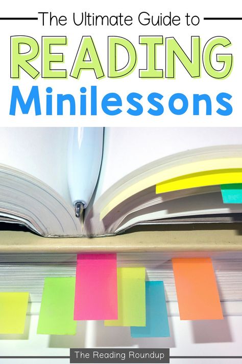 What is a reading mini-lesson? Reading mini-lessons are a key component in the Reading Workshop. This whole group lesson explicitly teaches students applicable strategies that they can use during independent reading. Find out more about the components of reading minilessons and tips for implementation in this comprehensive guide. Plus download the FREE printable planning forms! #thereadingroundup #teacherfreebie #readingminilessons Mini Lessons For Reading, Reading Mini Lessons, Reading Interventionist, Teaching Comprehension, Upper Elementary Reading, Reading Center, Lesson Plan Template Free, Literature Lessons, Printable Lesson Plans