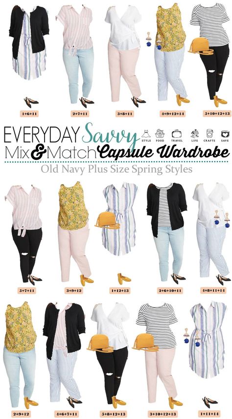 Spring Plus Size Outfits, Plus Size Capsule, Oversize Outfits, Plus Size Capsule Wardrobe, Old Navy Plus Size, Plus Size Tips, Plus Size Summer Outfits, Look Plus Size, Minimalist Capsule Wardrobe