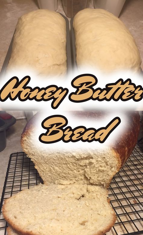 Honey Butter Bread Recipe, Honey Butter Bread, Honey Bread Recipe, Bread Machine Recipes Sweet, Butter Bread Recipe, Soft Bread Recipe, Honey Wheat Bread, Milk Bread Recipe, Homemade Buns