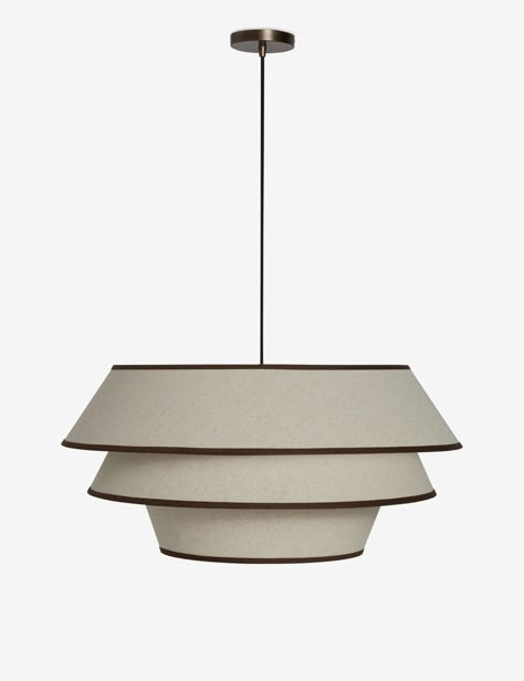 Pittman Linen Pendant Light Linen Ceiling Light, Linen Pendant Light, Burled Wood Furniture, Linen Pendant, Large Pendant Light, European Lighting, Disc Interiors, Montana House, Mantel Mirrors