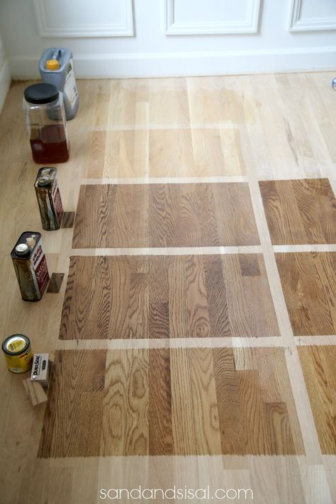 Sanding And Staining Wood Floors, Sanded Hardwood Floors, Weathered Oak On White Oak, Stain Colors On White Oak, Duraseal Stain Colors White Oak, White Oak Floor Stain Colors, Stains On White Oak, Sanded Wood Floors, Minwax Weathered Oak