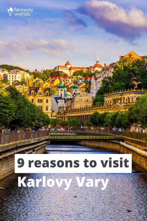 9 reasons why you should visit Karlovy Vary Neo Baroque, Lookout Tower, Europe Bucket List, Karlovy Vary, Spa Resort, Thermal Spring, Cool Cafe, Beautiful City, Grand Hotel