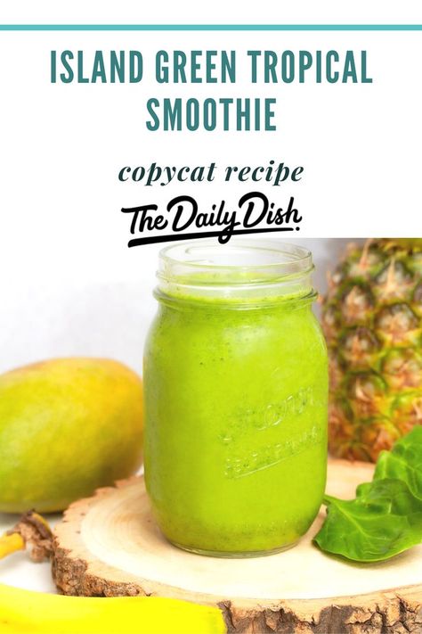 Island Green Tropical Smoothie Tropical Smoothie Island Green Recipe, Water Refreshers, Smoothie Recipes With Pineapple, Keto Green Smoothie Recipes, Island Green Smoothie Recipe, Smoothies For Toddlers, Smoothies For Diabetics, Island Green Smoothie, Recipes With Pineapple